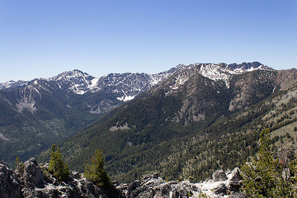 My view of the Southern Elkhorn Crest from Hunt Mountain.