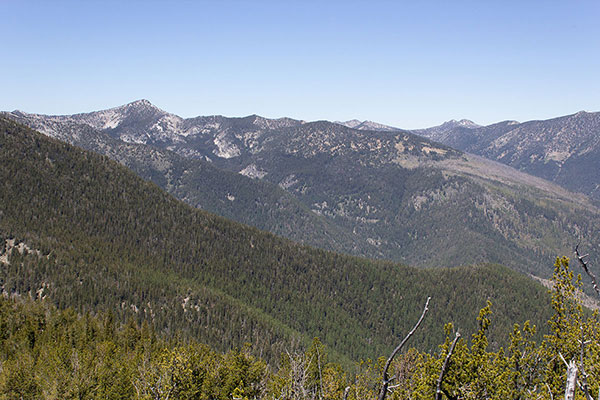 My view of the Northern Elkhorn Crest from Hunt Mountain.