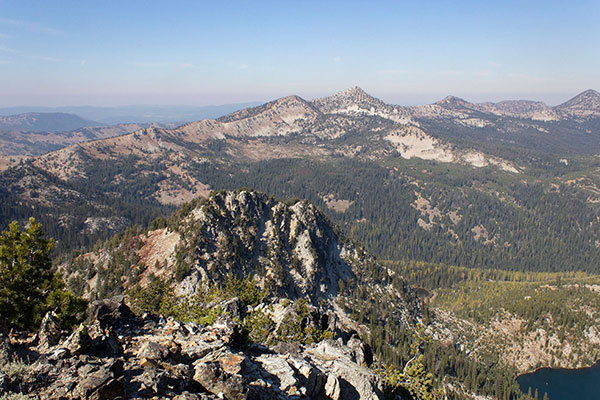 The Elkhorn Crest to the northwest of Summit Point