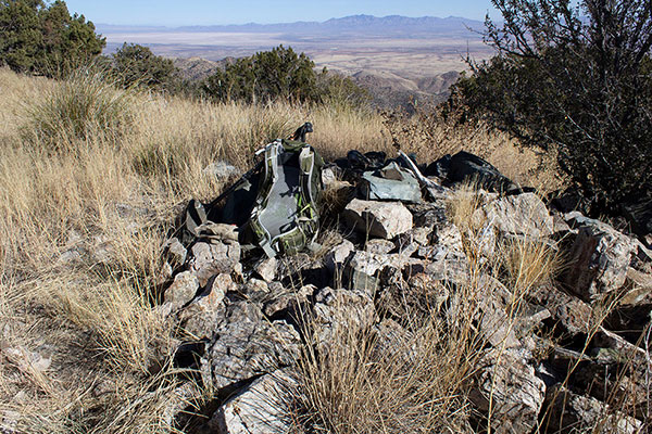 The Sala Benchmark summit, the ridge highpoint near SALA BENCHMARK